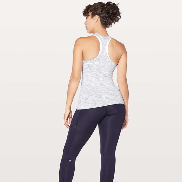 Cute Lululemon CRB Cool Racerback II Alpine White/Gray - Picture 4 of 7